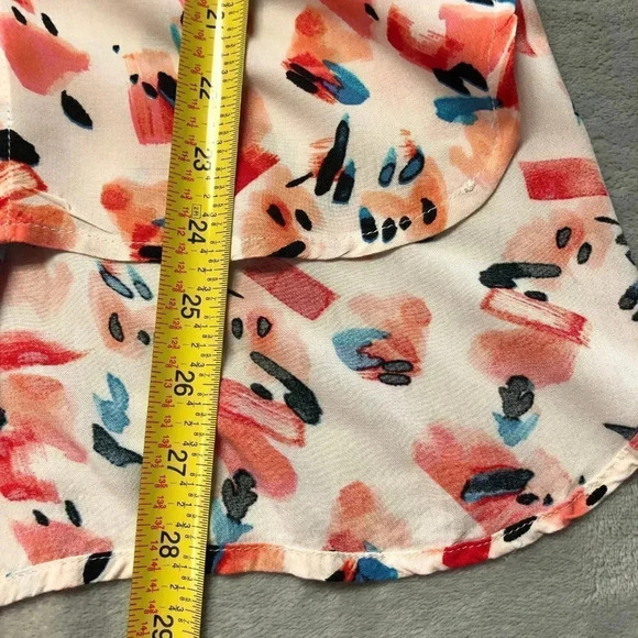 Jak & Rae Sleeveless Button Down Rayon Blouse Size XS - Picture 7 of 7